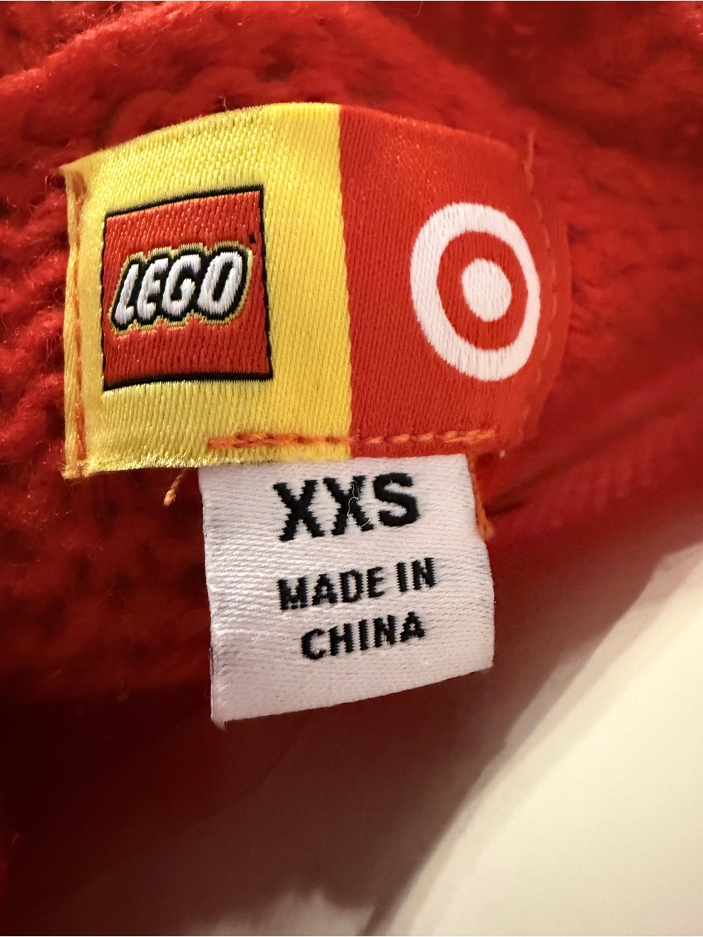 LEGO x Target Red Popcorn Knit Long Cardigan Wool Blend - Picture 9 of 10